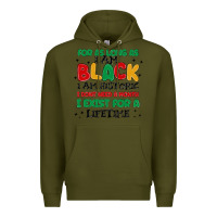 Army Green black  lifetime Premium Hoodie - MaliasSmallBusiness