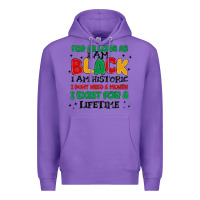 Purple black  lifetime Premium Hoodie - MaliasSmallBusiness