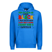True Royal black  lifetime Premium Hoodie - MaliasSmallBusiness