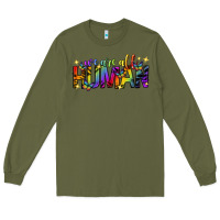 Army Green we are all human pride lgbtq Long Sleeve Tee - texasbilliewilder