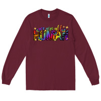 Burgundy we are all human pride lgbtq Long Sleeve Tee - texasbilliewilder