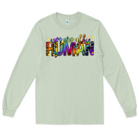Matcha we are all human pride lgbtq Long Sleeve Tee - texasbilliewilder
