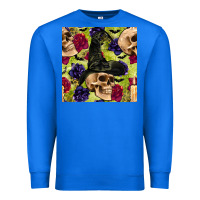 True Royal halloween witch skull seamless pattern Premium Sweatshirt - BundleAndBundleShop