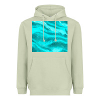 Matcha turquoise glitter Heavyweight Hoodie - JahusDesignShop