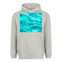 Moon Dust turquoise glitter Heavyweight Hoodie - JahusDesignShop