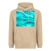Mushroom turquoise glitter Heavyweight Hoodie - JahusDesignShop