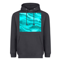 Smoke turquoise glitter Heavyweight Hoodie - JahusDesignShop
