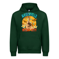 Forest Green naschville music city Urban Hoodie - NancyCooperArtShop