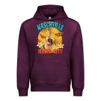 Mauve Wine naschville music city Urban Hoodie - NancyCooperArtShop