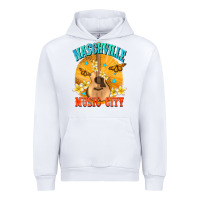 White naschville music city Urban Hoodie - NancyCooperArtShop