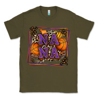 Army Green basketball nana with leopard Classic Tee - Zillion Design Studio