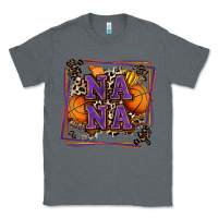 Charcoal Heather basketball nana with leopard Classic Tee - Zillion Design Studio