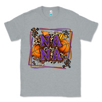 Heather Grey basketball nana with leopard Classic Tee - Zillion Design Studio
