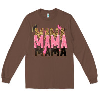 Chestnut mama mama mama lightning bold Long Sleeve Tee - Zillion Design Studio