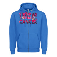 True Royal Stronger Than Cancer Zipper Hoodie - texasbilliewilder