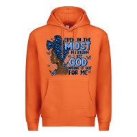 Carrot even in the midst of may storm afro woman Premium Hoodie - MaliasSmallBusiness
