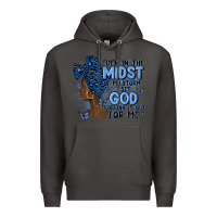 Smoke even in the midst of may storm afro woman Premium Hoodie - MaliasSmallBusiness
