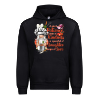 Black patience a dash of kindness Urban Hoodie - NancyCooperArtShop