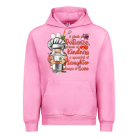 Fuchsia Pink patience a dash of kindness Urban Hoodie - NancyCooperArtShop