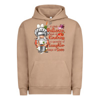 Pigment Burro patience a dash of kindness Urban Hoodie - NancyCooperArtShop