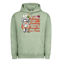 Pigment Oil Green patience a dash of kindness Urban Hoodie - NancyCooperArtShop