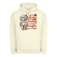 Pigment Pistachio patience a dash of kindness Urban Hoodie - NancyCooperArtShop