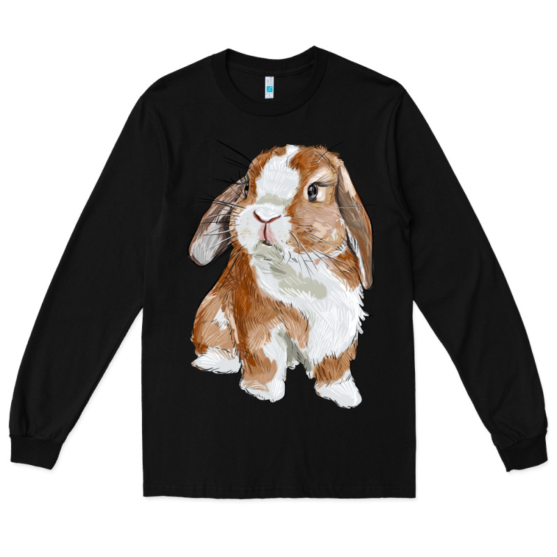 Cute Bunny Long Sleeve Tee by RanaPortraitStore | Teevron