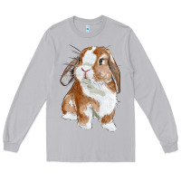 Moon Dust Cute Bunny Long Sleeve Tee - RanaPortraitStore