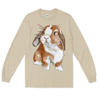 Mushroom Cute Bunny Long Sleeve Tee - RanaPortraitStore