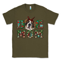 Army Green christmas st. bernard dog mom Classic Tee - RanaPortraitStore