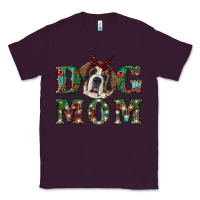 Plum christmas st. bernard dog mom Classic Tee - RanaPortraitStore