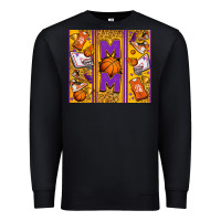Black basketball mom Premium Sweatshirt - Jasminsmagicworld