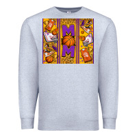 Heather Grey basketball mom Premium Sweatshirt - Jasminsmagicworld