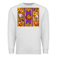 Oatmeal Heather basketball mom Premium Sweatshirt - Jasminsmagicworld
