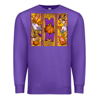 Purple basketball mom Premium Sweatshirt - Jasminsmagicworld