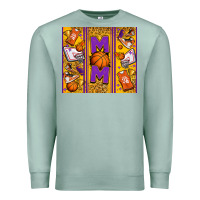 Seafoam basketball mom Premium Sweatshirt - Jasminsmagicworld
