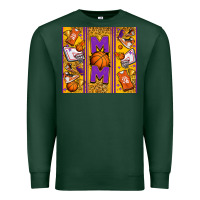 Sports Green basketball mom Premium Sweatshirt - Jasminsmagicworld