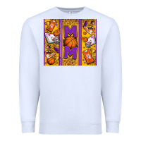 White basketball mom Premium Sweatshirt - Jasminsmagicworld