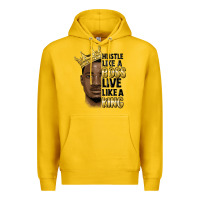 Lemon hustle like a boss live like a king malia Premium Hoodie - MaliasSmallBusiness