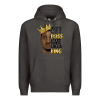 Smoke hustle like a boss live like a king malia Premium Hoodie - MaliasSmallBusiness