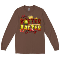 Chestnut hey batter batter swing softball Long Sleeve Tee - Zillion Design Studio