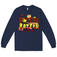 Navy hey batter batter swing softball Long Sleeve Tee - Zillion Design Studio