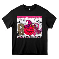 Black Boo october Heavy Core Tee - CowhideDigitalArt