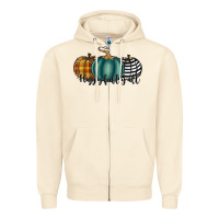 Sandshell happy fall y'all pumkins Zipper Hoodie - RanaPortraitStore