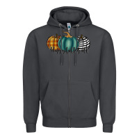 Smoke happy fall y'all pumkins Zipper Hoodie - RanaPortraitStore