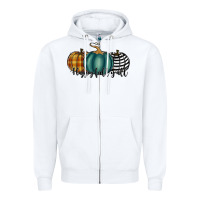 White happy fall y'all pumkins Zipper Hoodie - RanaPortraitStore