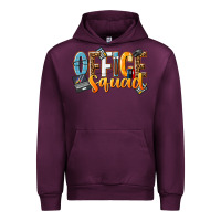 Mauve Wine office squad Urban Hoodie - NancyCooperArtShop