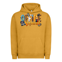 Pigment Peanut Butter office squad Urban Hoodie - NancyCooperArtShop