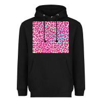 Black pink leopard glitter Heavyweight Hoodie - JahusDesignShop