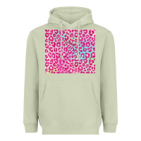 Matcha pink leopard glitter Heavyweight Hoodie - JahusDesignShop